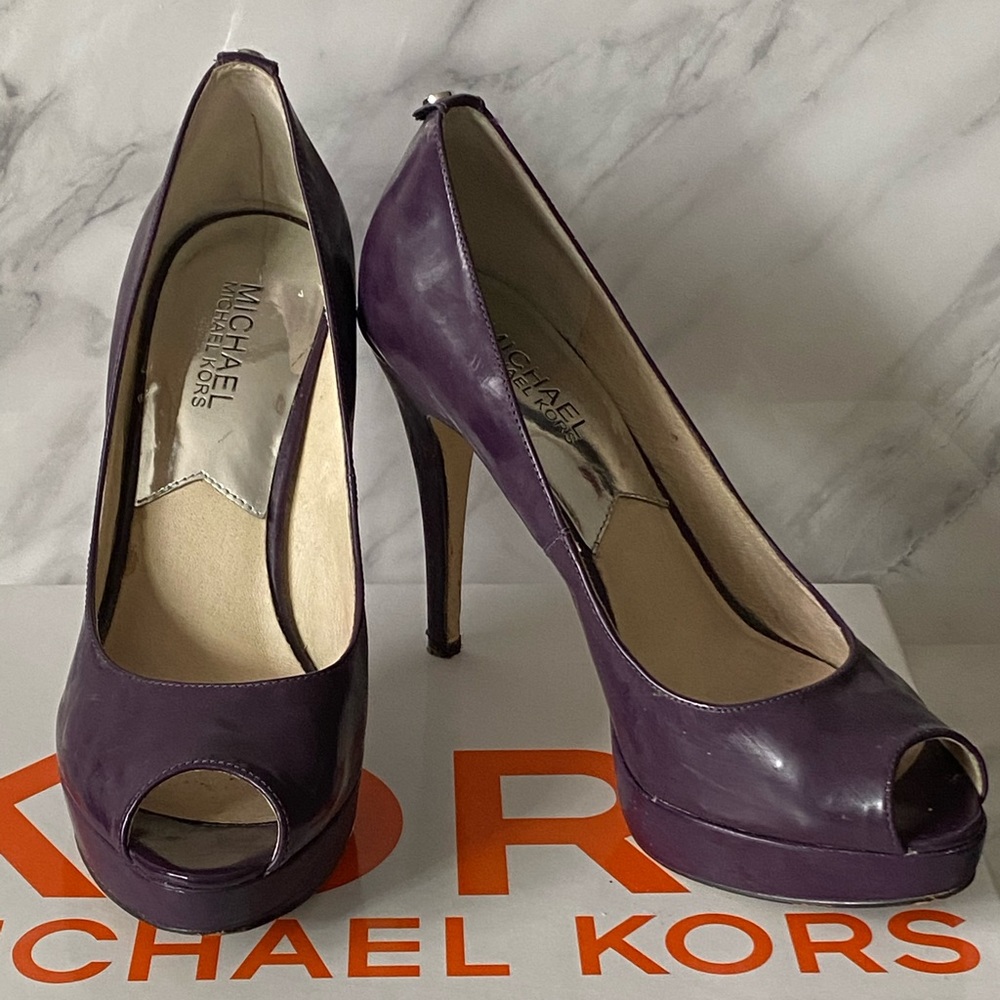 Michael Kors Patent Leather Platform Heels